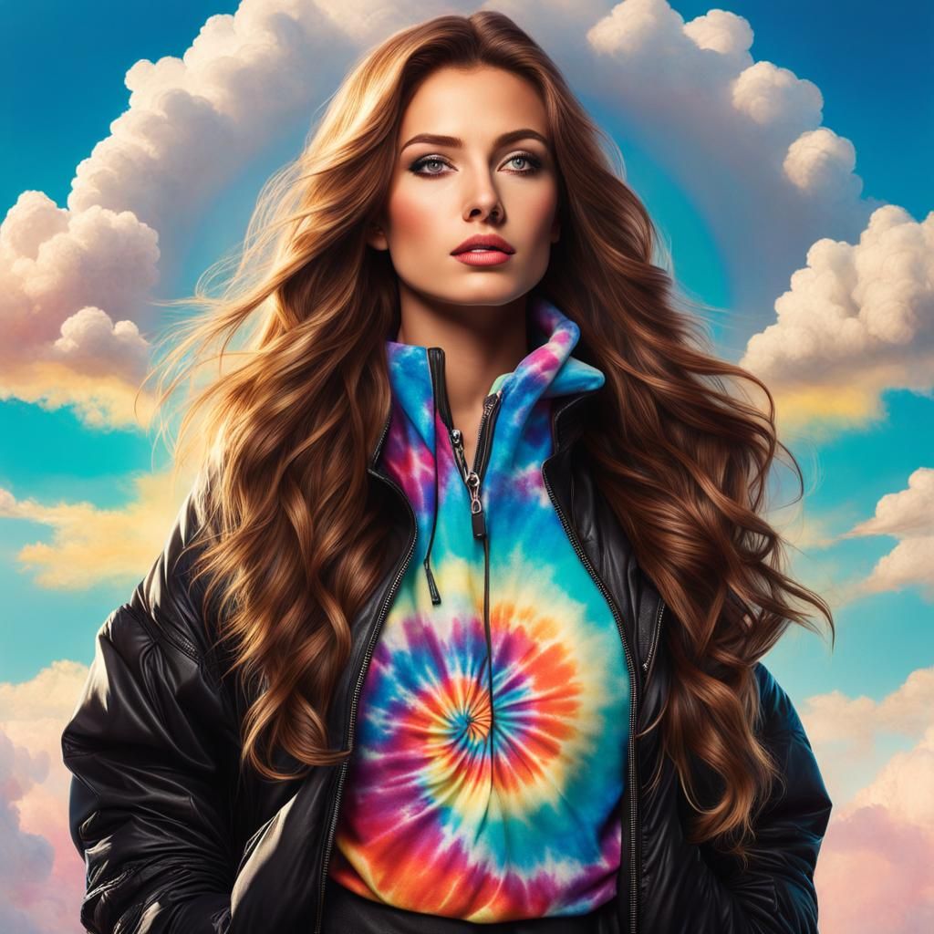 Woman with Hourglass Figure in Sunlight