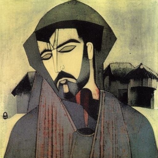 Humorous Vampire Blood Demand in Abstract Icon Style