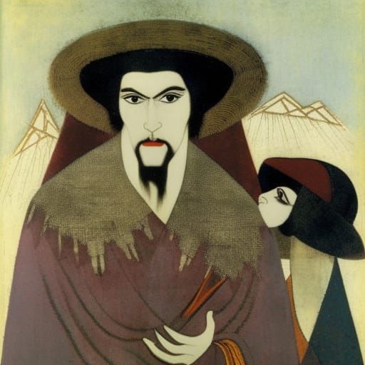 Vampire's Bloody Thirst: Iconographic Surrealism