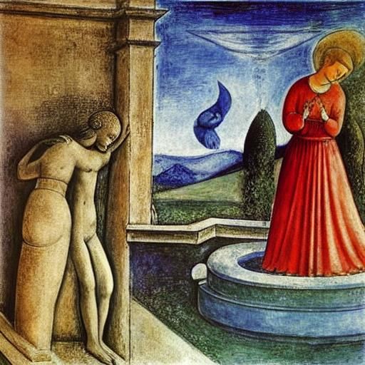 Surreal Water Fountain Inspired by Masters