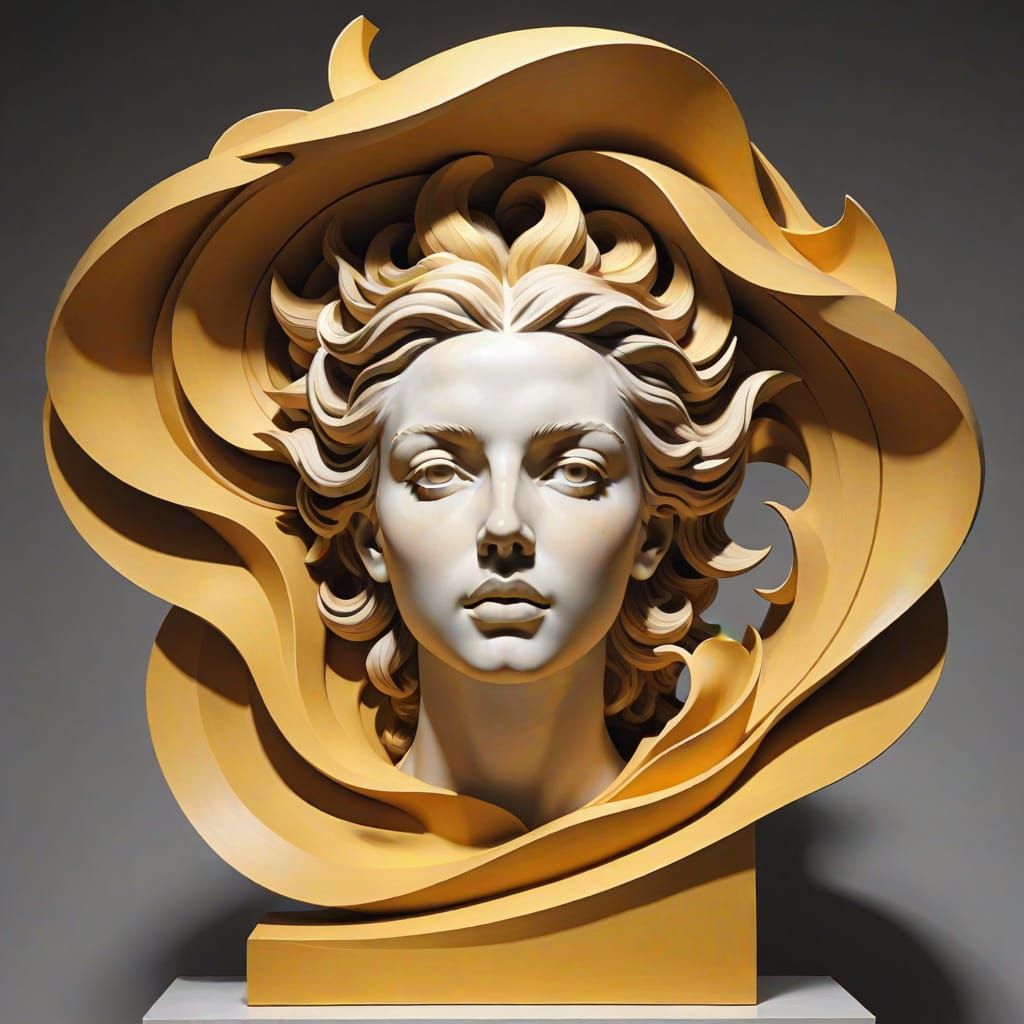 Expressive Sculpture of Foreshadowed Glory