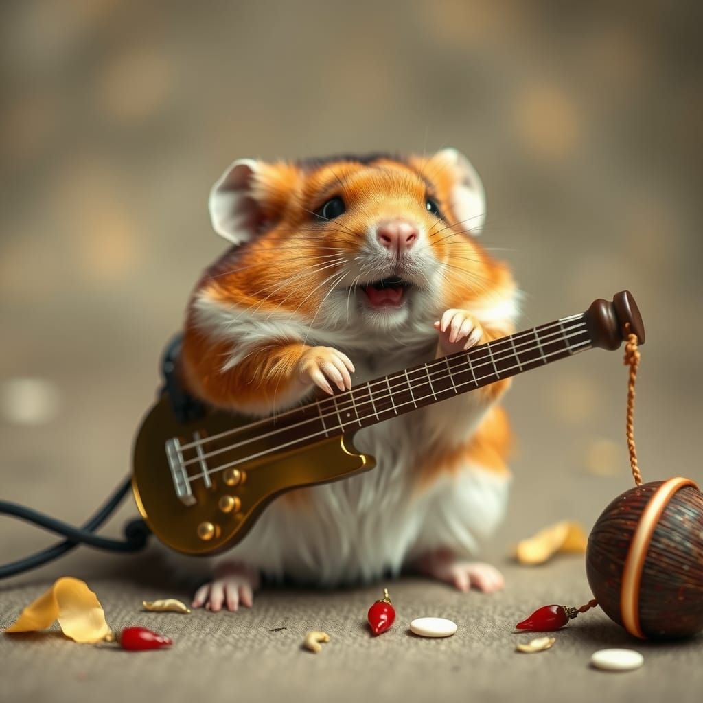 Hamster's Jazz Dream: A Musical Rodent
