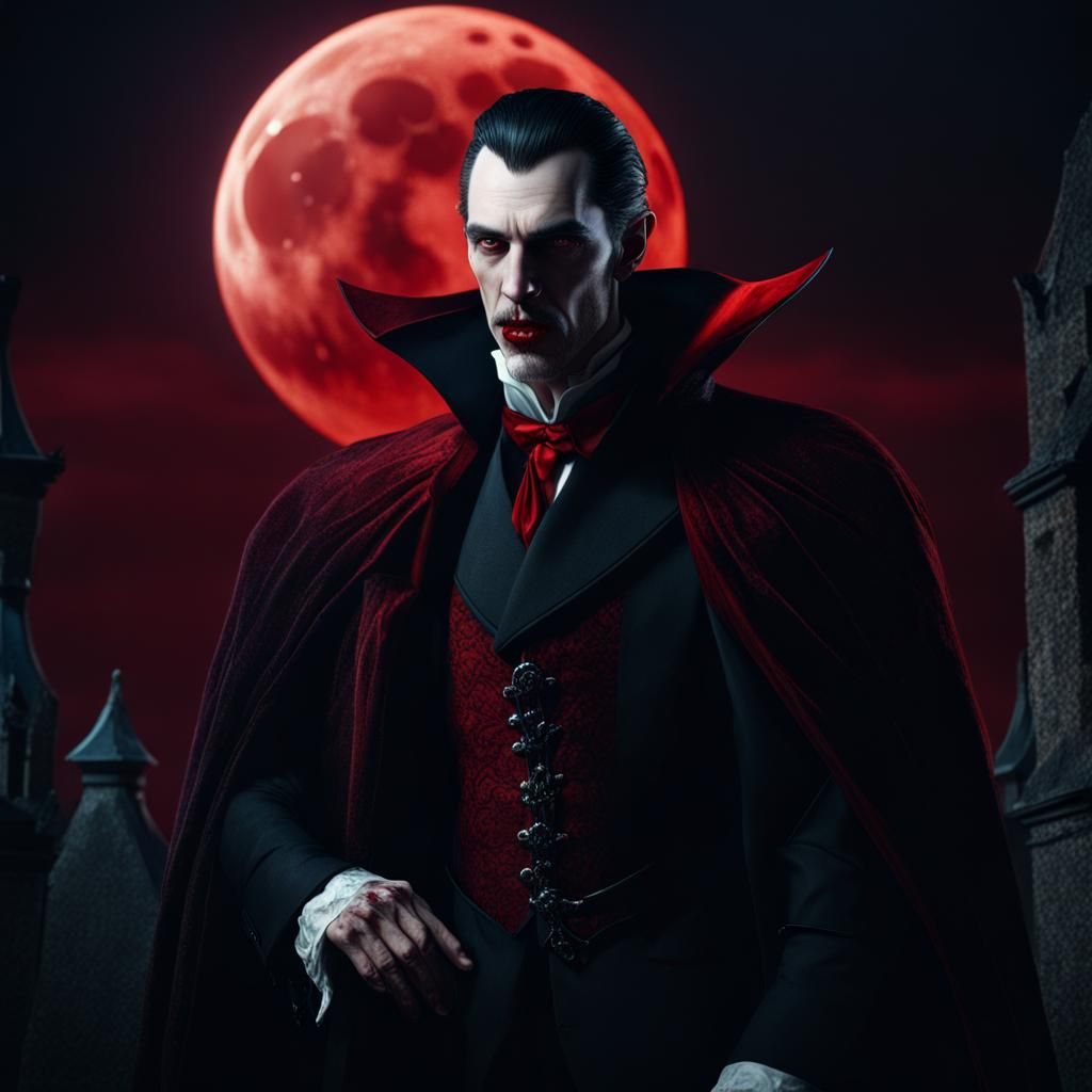 Edward Van Sloan as Dracula in Moonlight