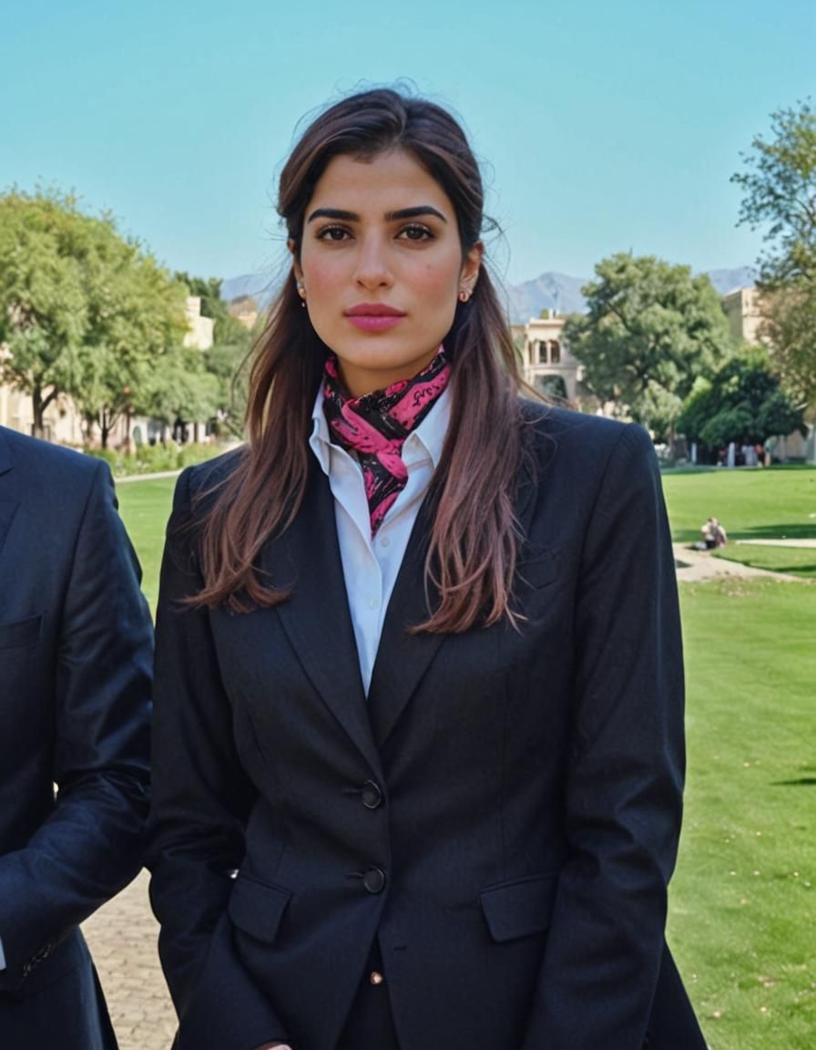 Elegant Iranian Woman in Professional Business Portrait