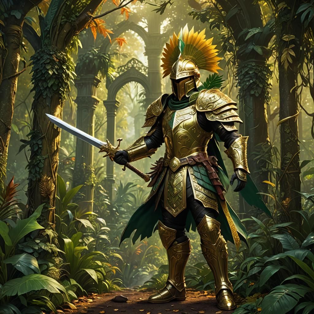 Autumn Gate Champion in Scaled Armor