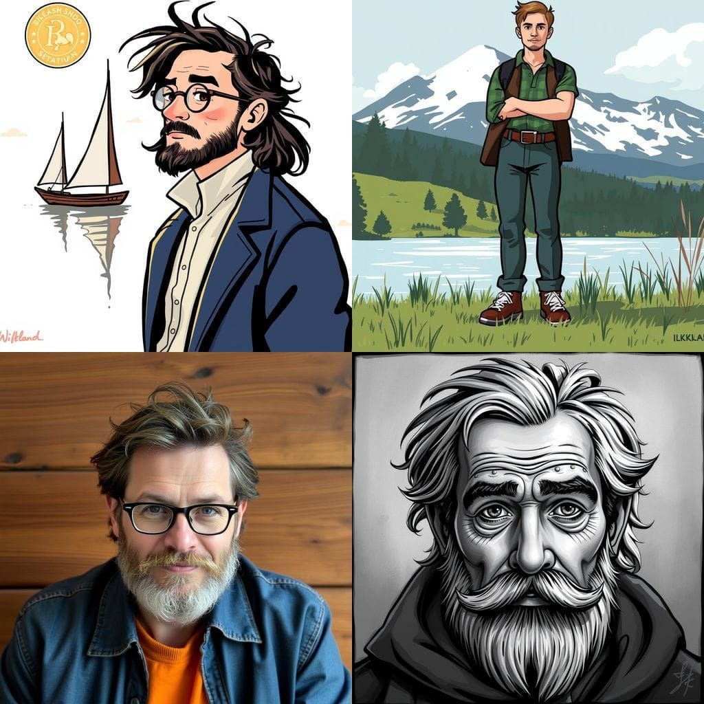 Whimsical Fantastical Scenes in Dreamlike Watercolor Style