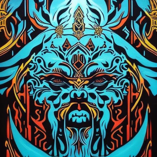 Gothic Occult Priestess Ritual by Campfire Light