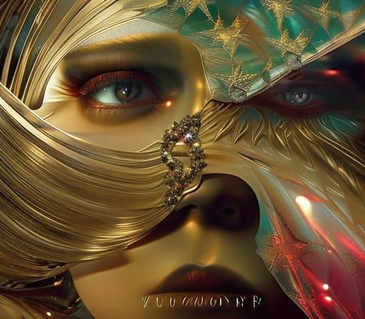 Broken Heart in Glass: Surreal Photorealistic Illustration