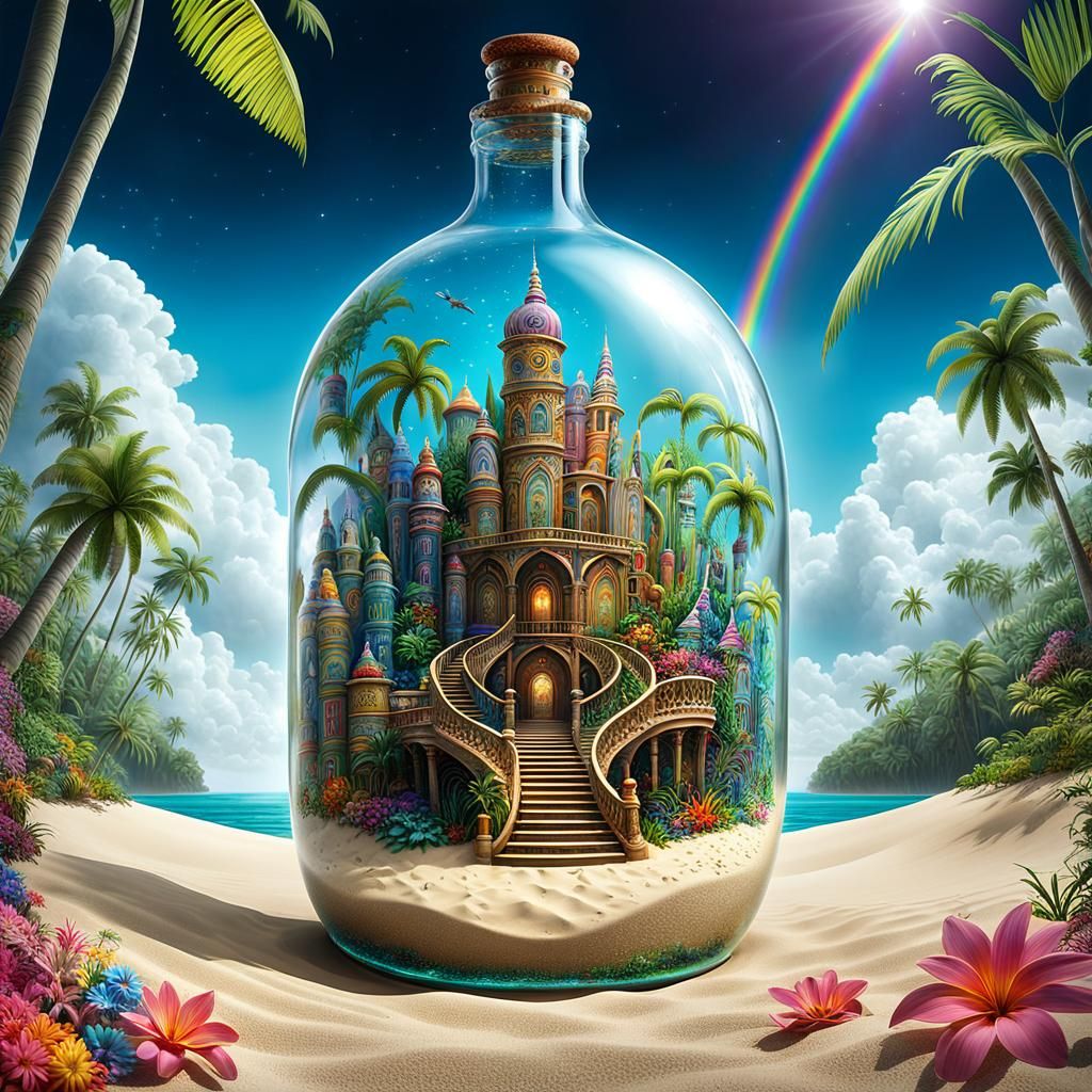 World in a bottle