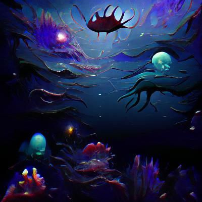 AI Generated Deep Sea Interpretation