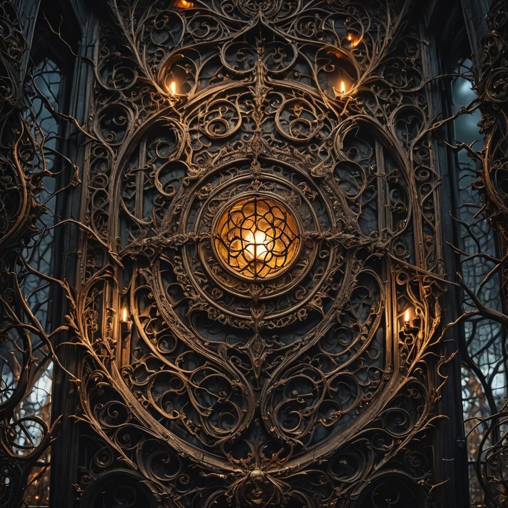 Darkness Turns to Light: Hyperrealistic Composition