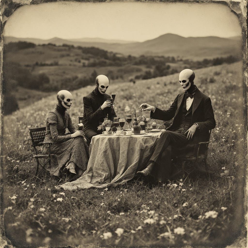 Nosferatu's Cotillion: A Vintage Daguerrotype, Circa 1875