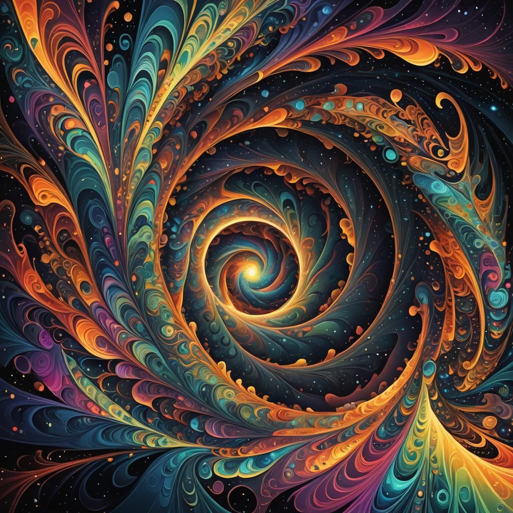 Surreal Aurora Vortex Reveals Dawn in the Night