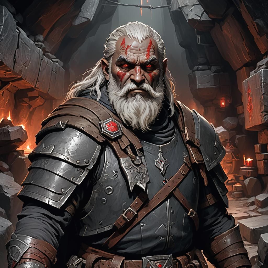 Duergar Rebel Leader in Underground Uprising