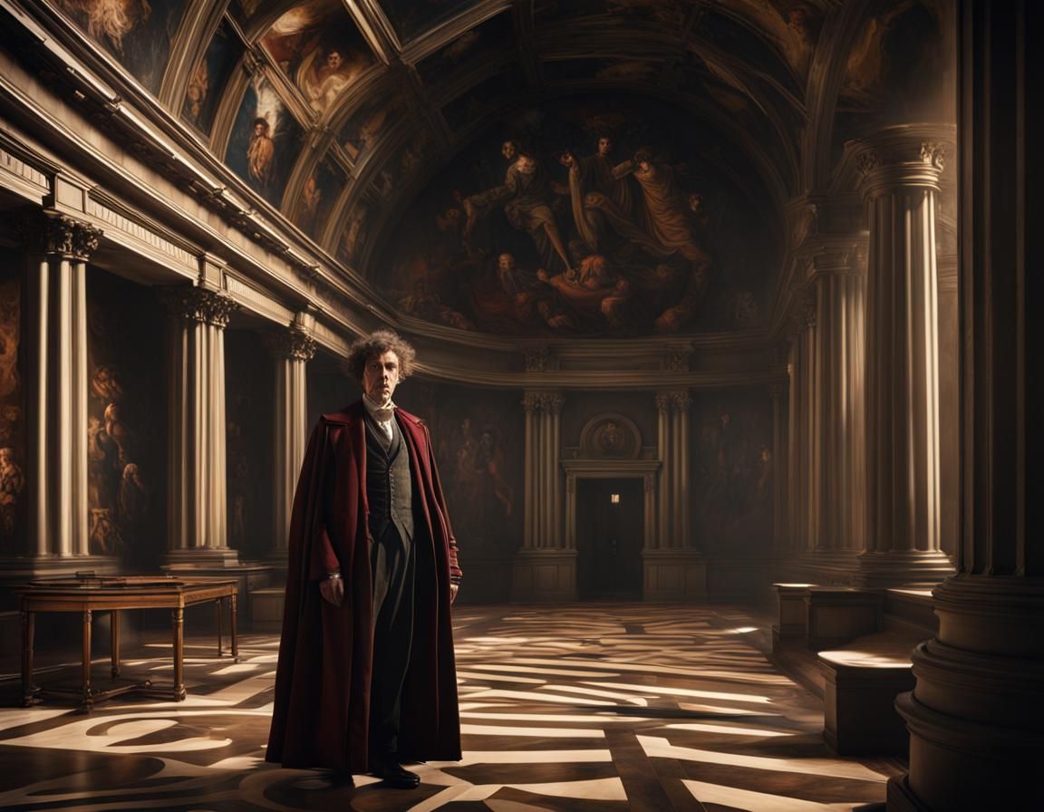 Doctor Who in Caravaggio Style: Detailed Portrait