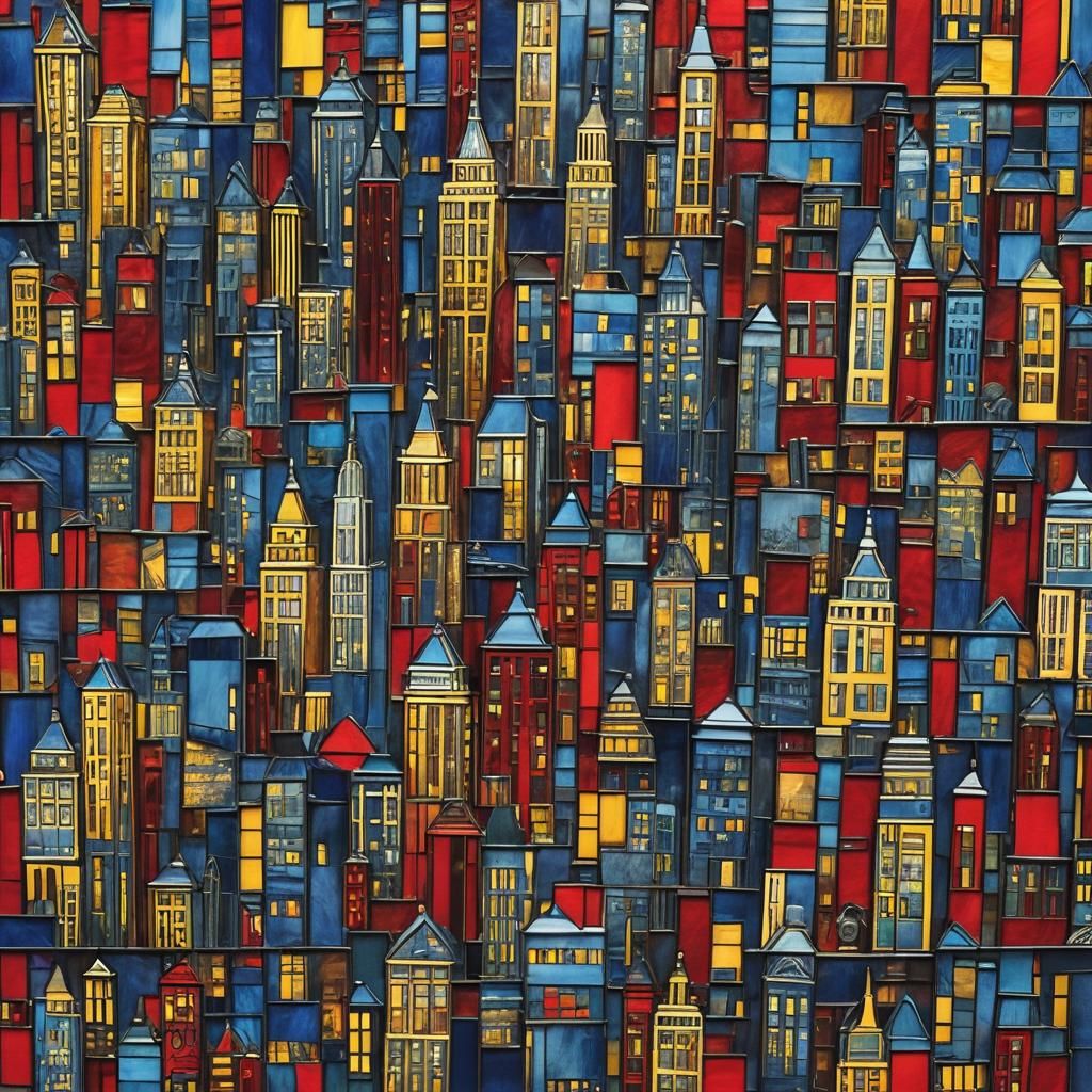 New York City Stained Glass Window Masterpiece