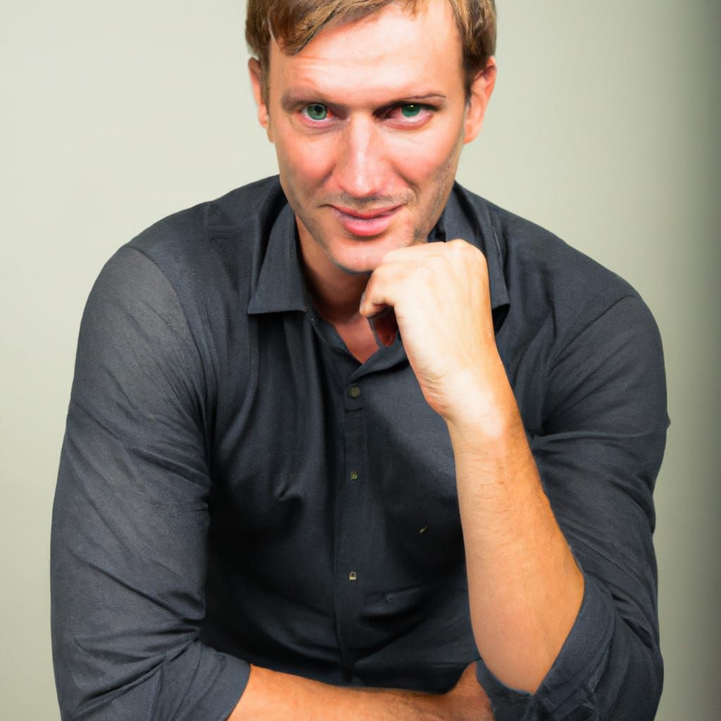 AI Generated Image of a Slick Man