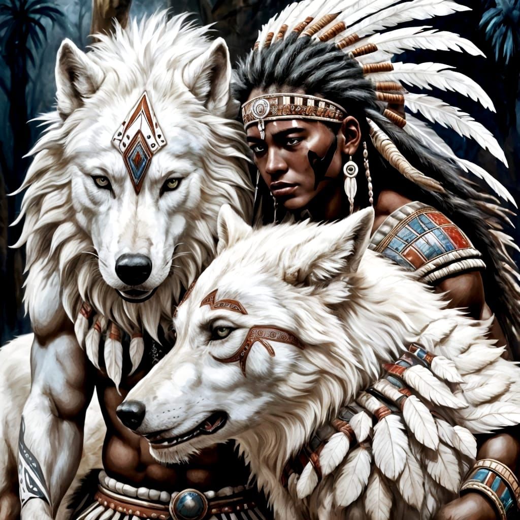 Warrior and White Wolf: African Tribal Art