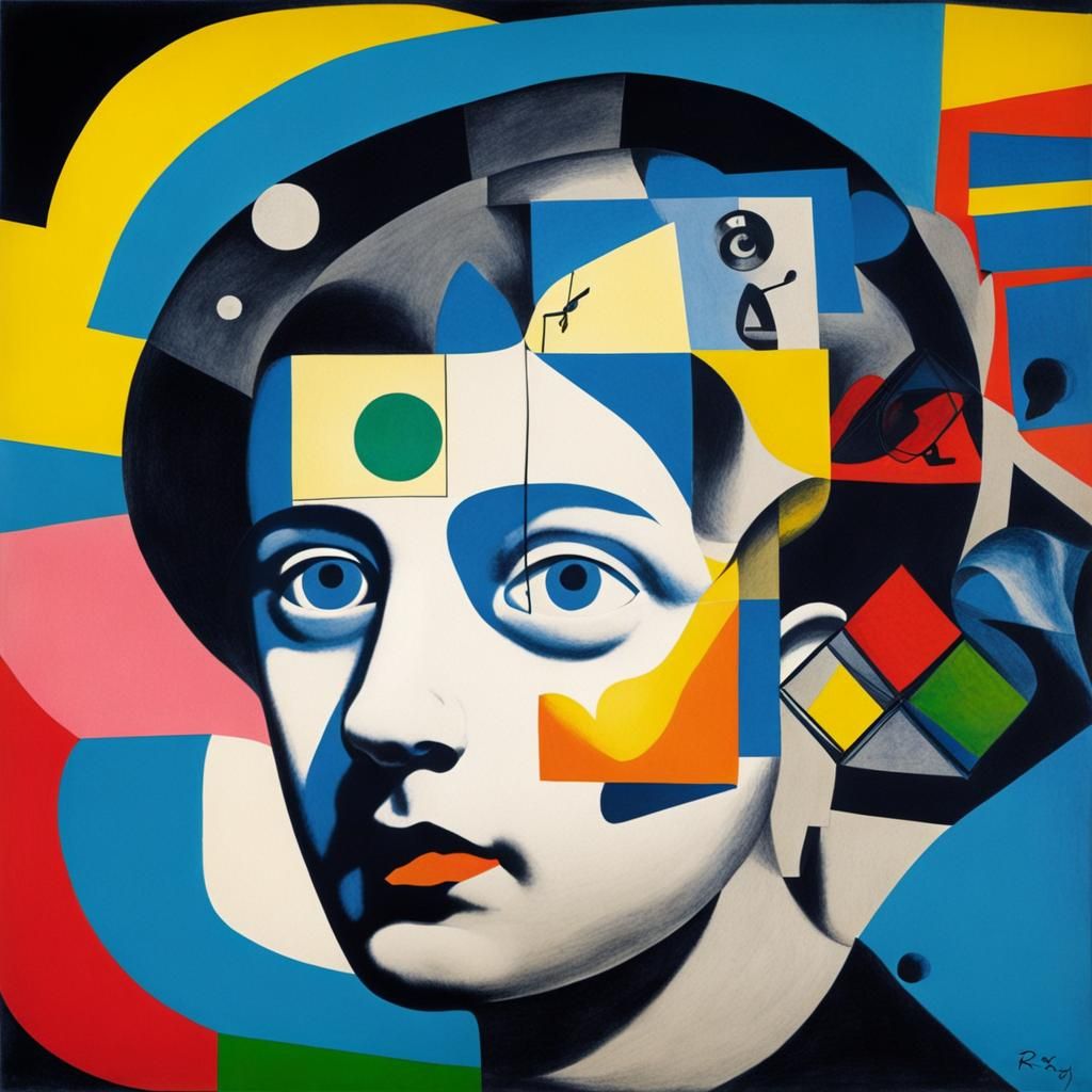 Surreal Rayograph of Random Objects in Black and White