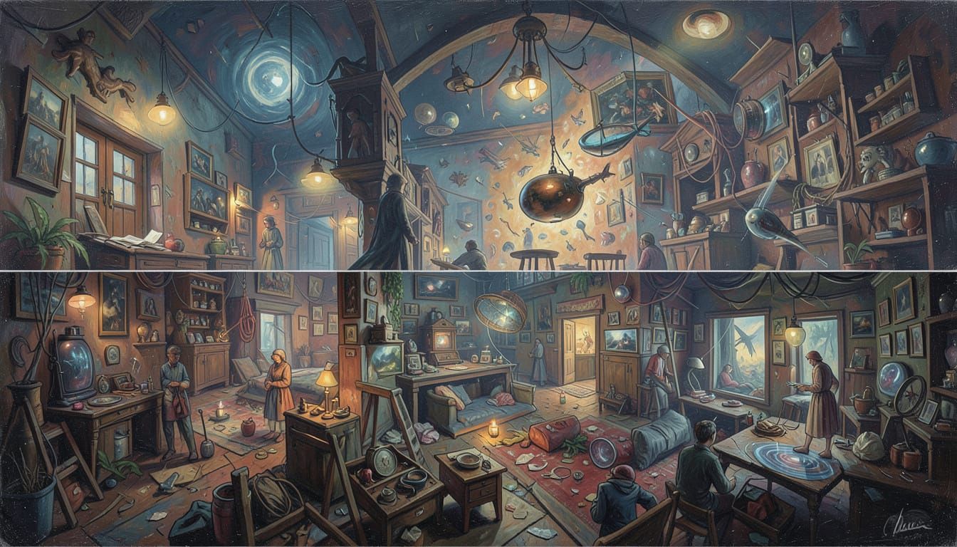 Chrono-Impressionism: Time Layers in a Single Scene