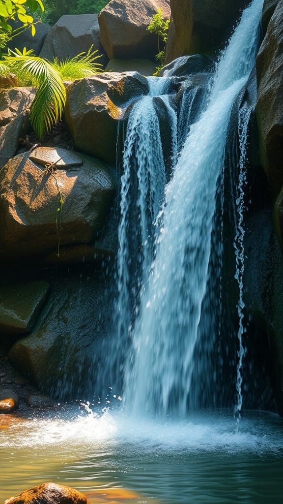 Water Goddess Bathing in the Rapids