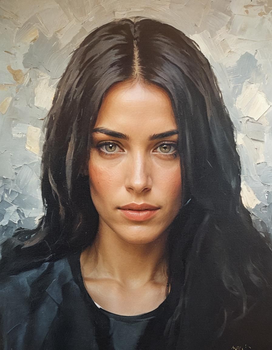 Hyperrealistic Woman Portrait in Cinematic Film Still