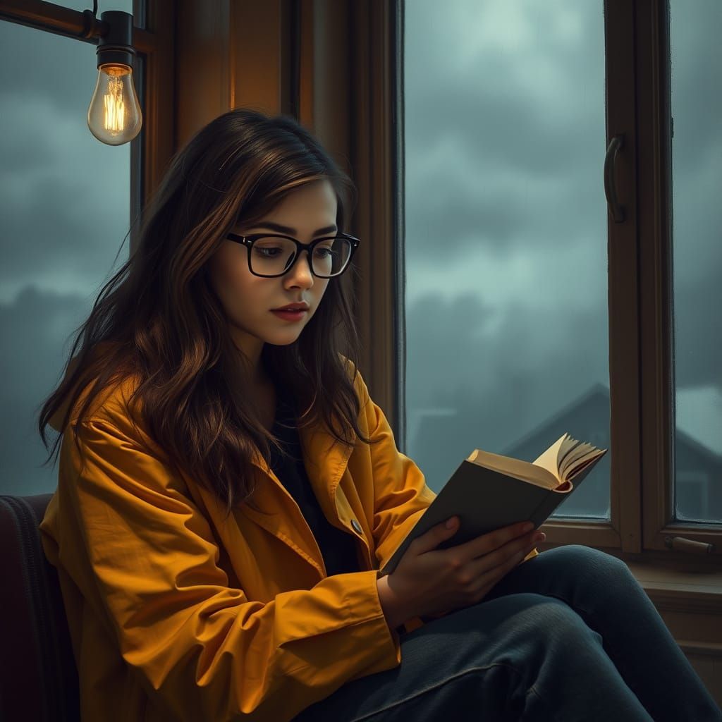 Contemplative Moment in a Monochromatic World