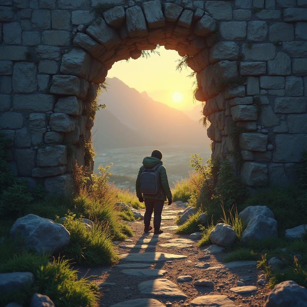 Mysterious Hole in the Wall Opens to Adventure