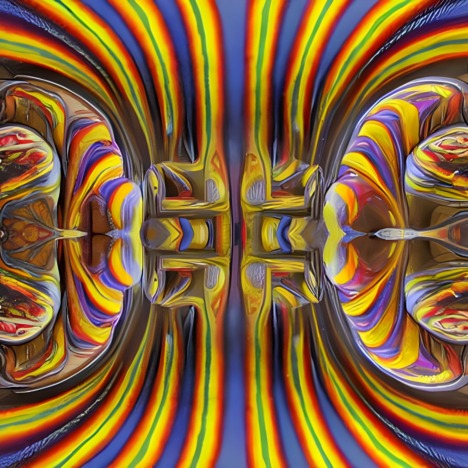 Fractal Abstract Art: Inner Peace Realized