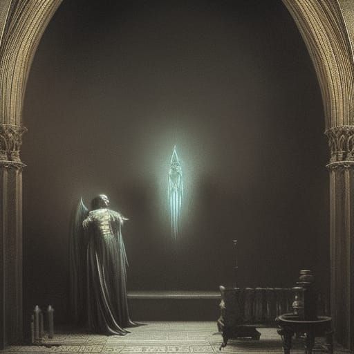 Gothic Vampire in Doctor Horror Style