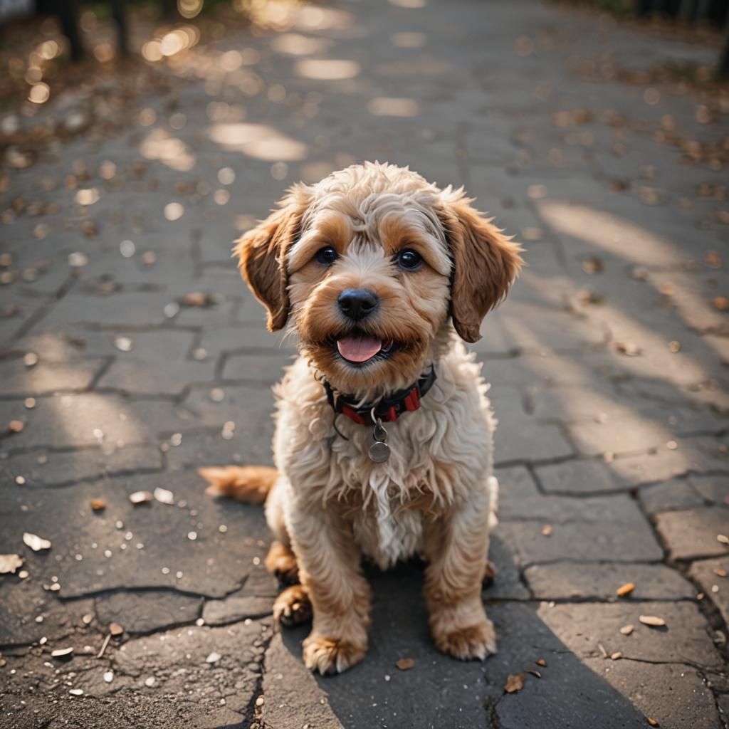 Cute Dog Portrait in Professional Photography Style
