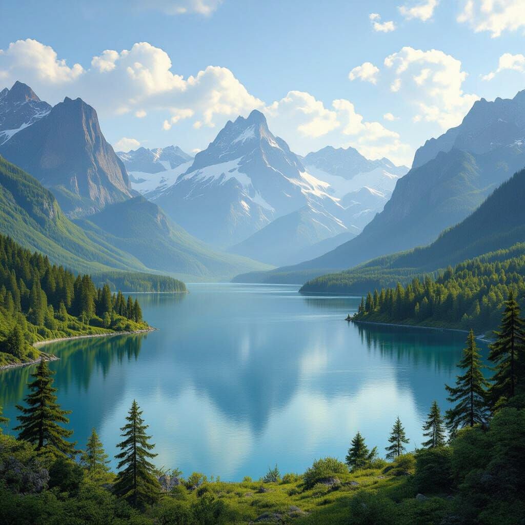 Majestic Landscape Evokes Royal Grandeur