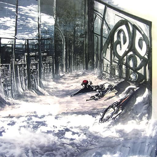 Woodcut Print Inspired by Dark Fantasy Art