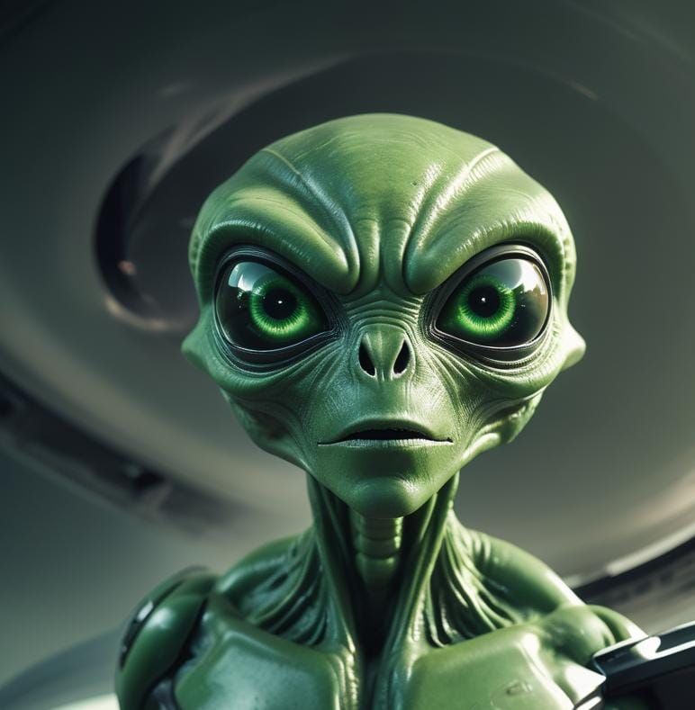 Otherworldly Encounter: A Cinematic UFO Concept