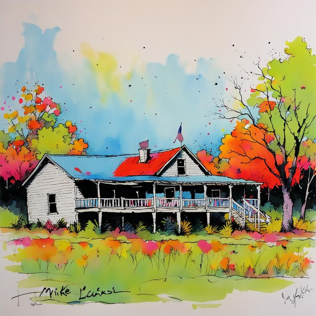 Satirical Political Cartoon with Exaggerated Characters