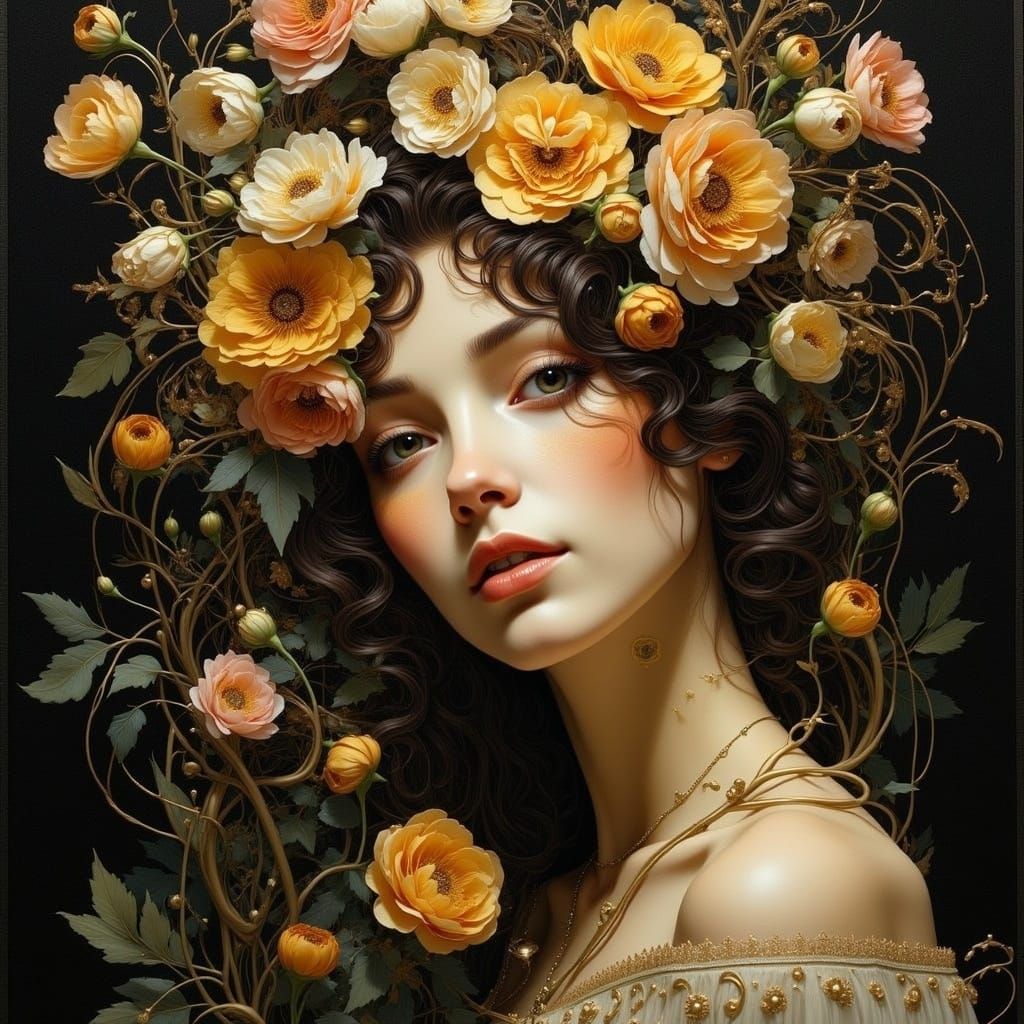 Surreal Beauty Blossoms in Tragic Decay