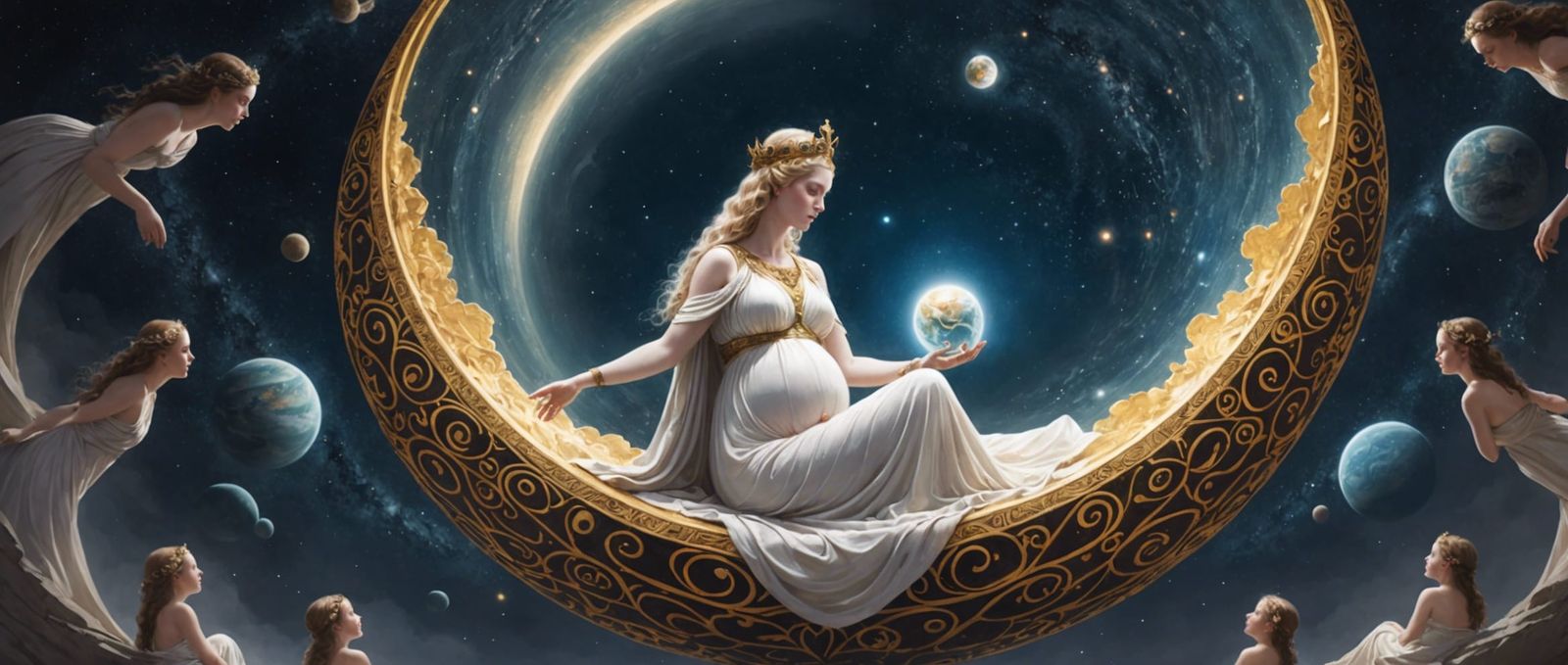 Goddess Giving Birth to a Universe