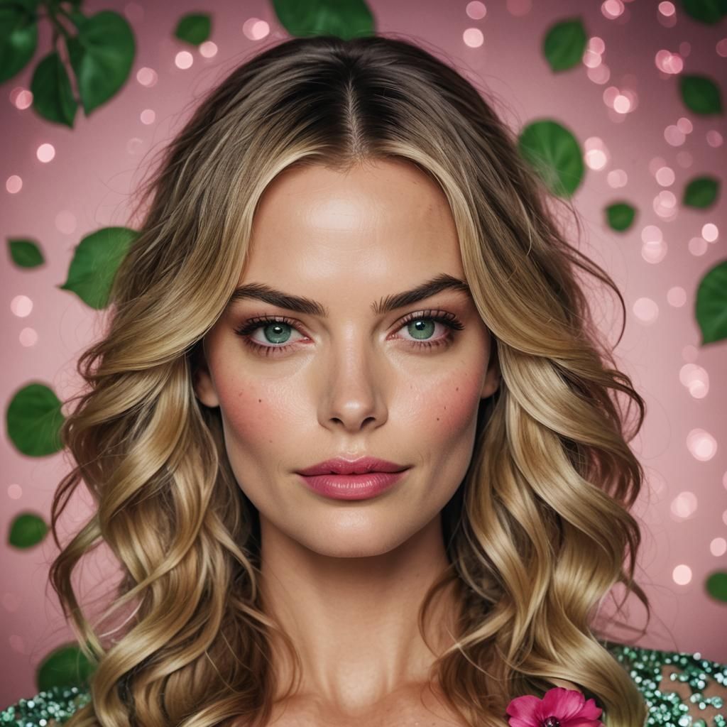 Glamorous Portrait of Beautiful Women with Green Eyes