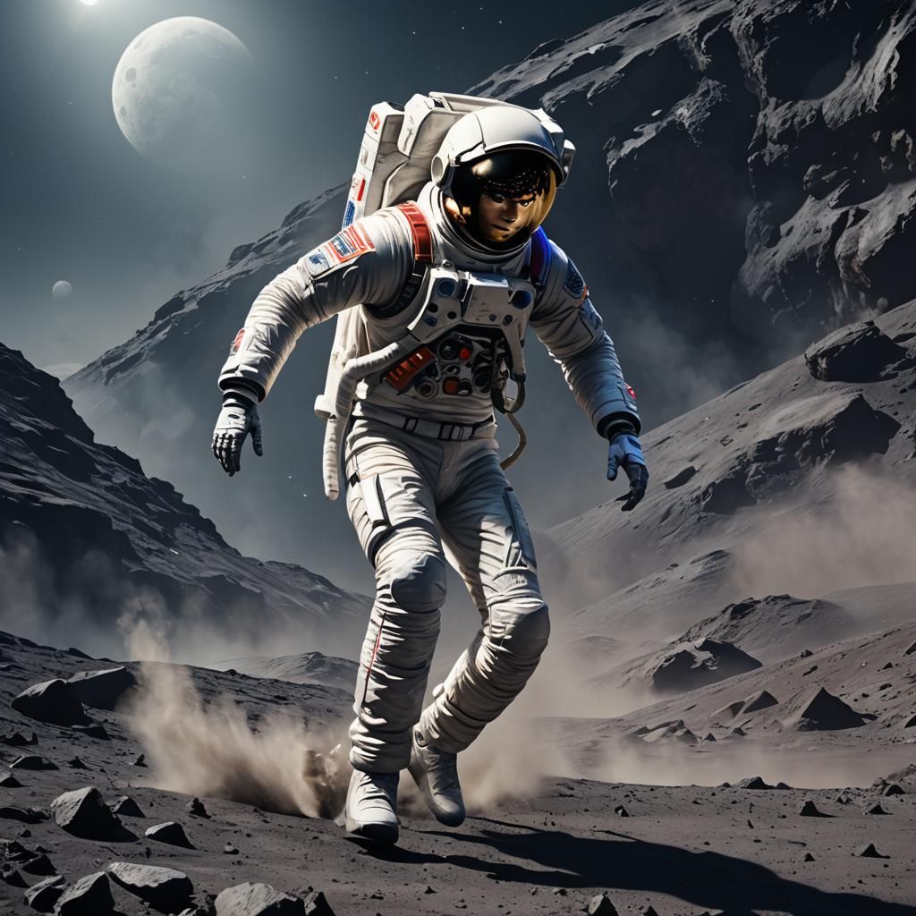 Michael Jackson Moonwalks on the Moon