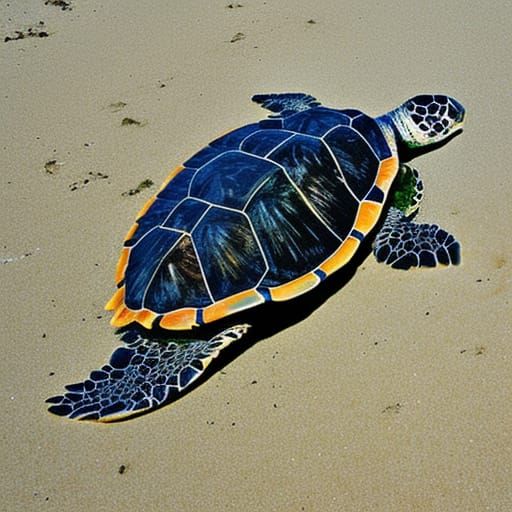 Sea Turtle Haven: A Peaceful Ocean Scene