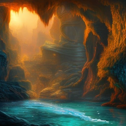 Cave river
