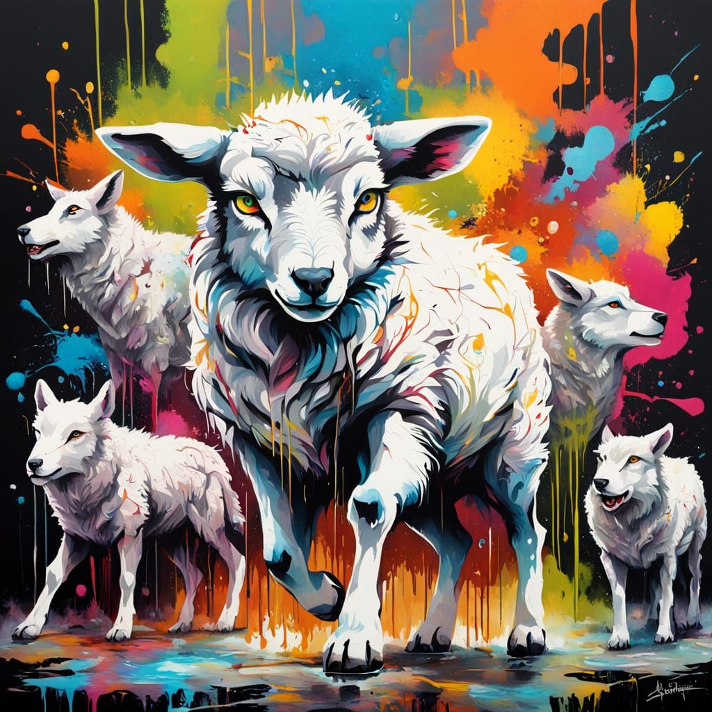 Lamb's Flight: Graffiti Art Chase Scene