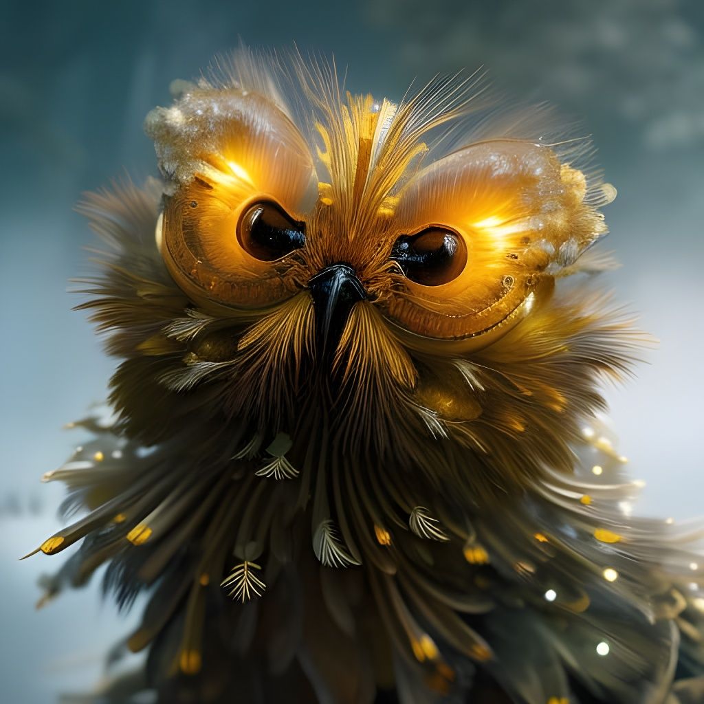 Dandelion Elemental: Detailed Digital Art Portrait