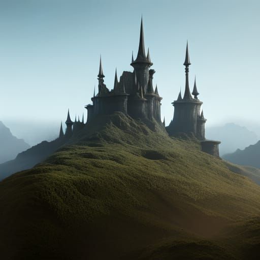 Fantastical Spooky Castle Concept Art
