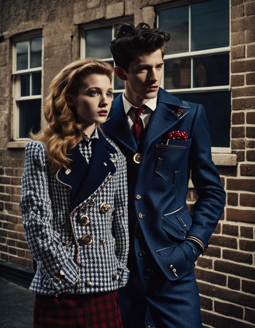 Teddy Boy and Girl: British Mod Style