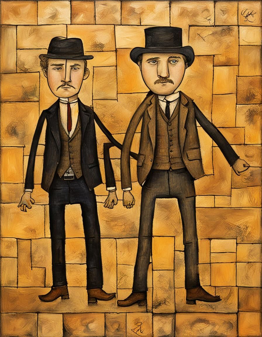 Butch Cassidy and Sundance Kid, Whimsical Art