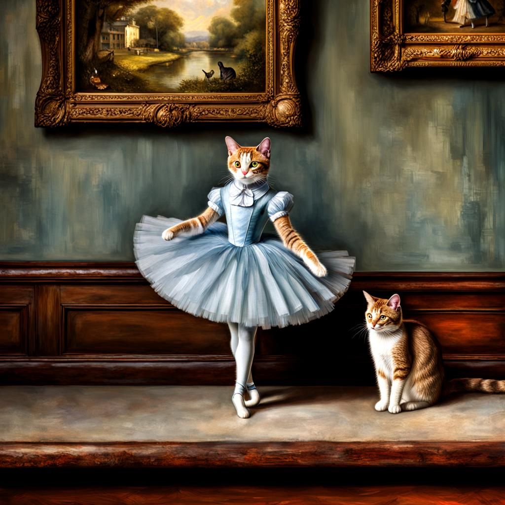Cat ballerina,