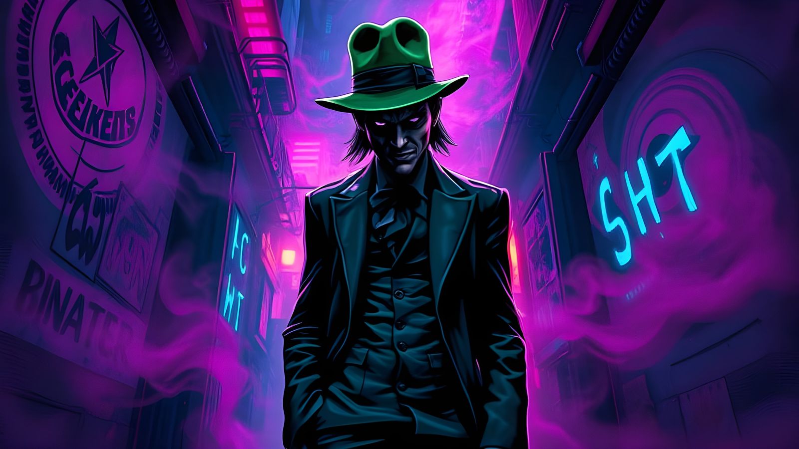 The Riddler in Psychedelic Visions
