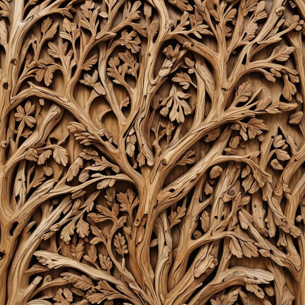 Abstract Olive Wood Sculpture