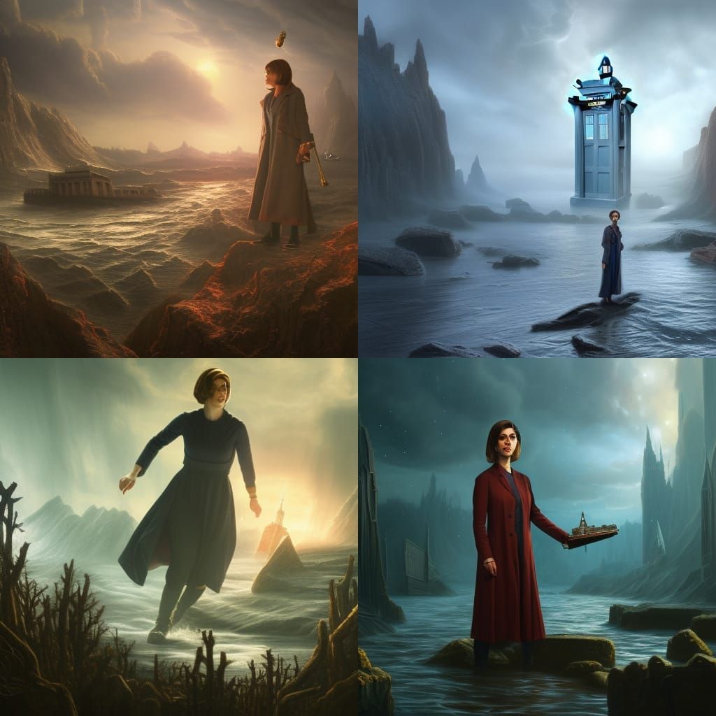 Detailed Matte Painting: Before The Flood